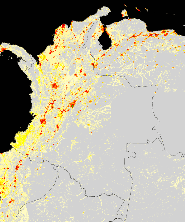 Kolombiya’daki Nüfus Yoğunluğunun Tam HD Haritası – Keşfetmeye Değer!