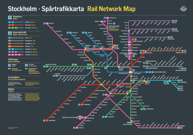 Stockholm Tren Ağı Haritası  ->  Keşfet: Stockholm’in Tren Hattı Haritası