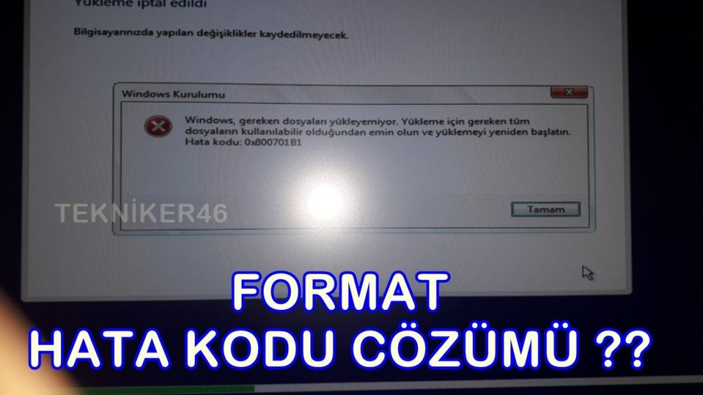 Windows Gereken Dosyaları Yükleyemiyor Sorunları Ve Çözümleri Can Kütahya 3234